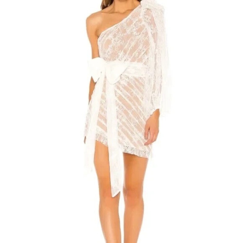 For Love & Lemons Dynasty One Shoulder Dress